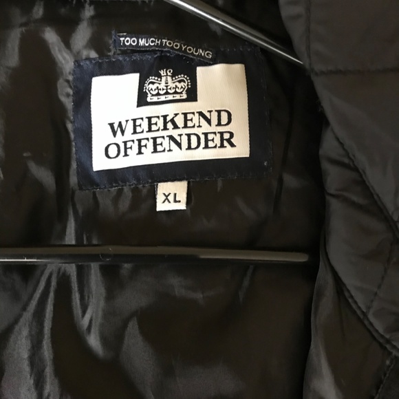 Weekend Offender Mens Quilted Jacket - Picture 3 of 4